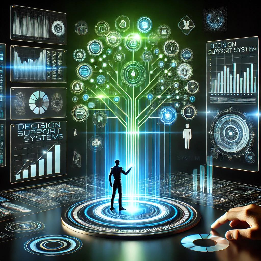Decision support system combining data, models and expert interaction